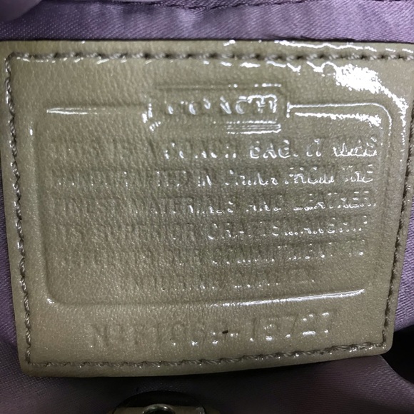 Coach Maggie Madison silver shimmer purse. - Picture 5 of 16